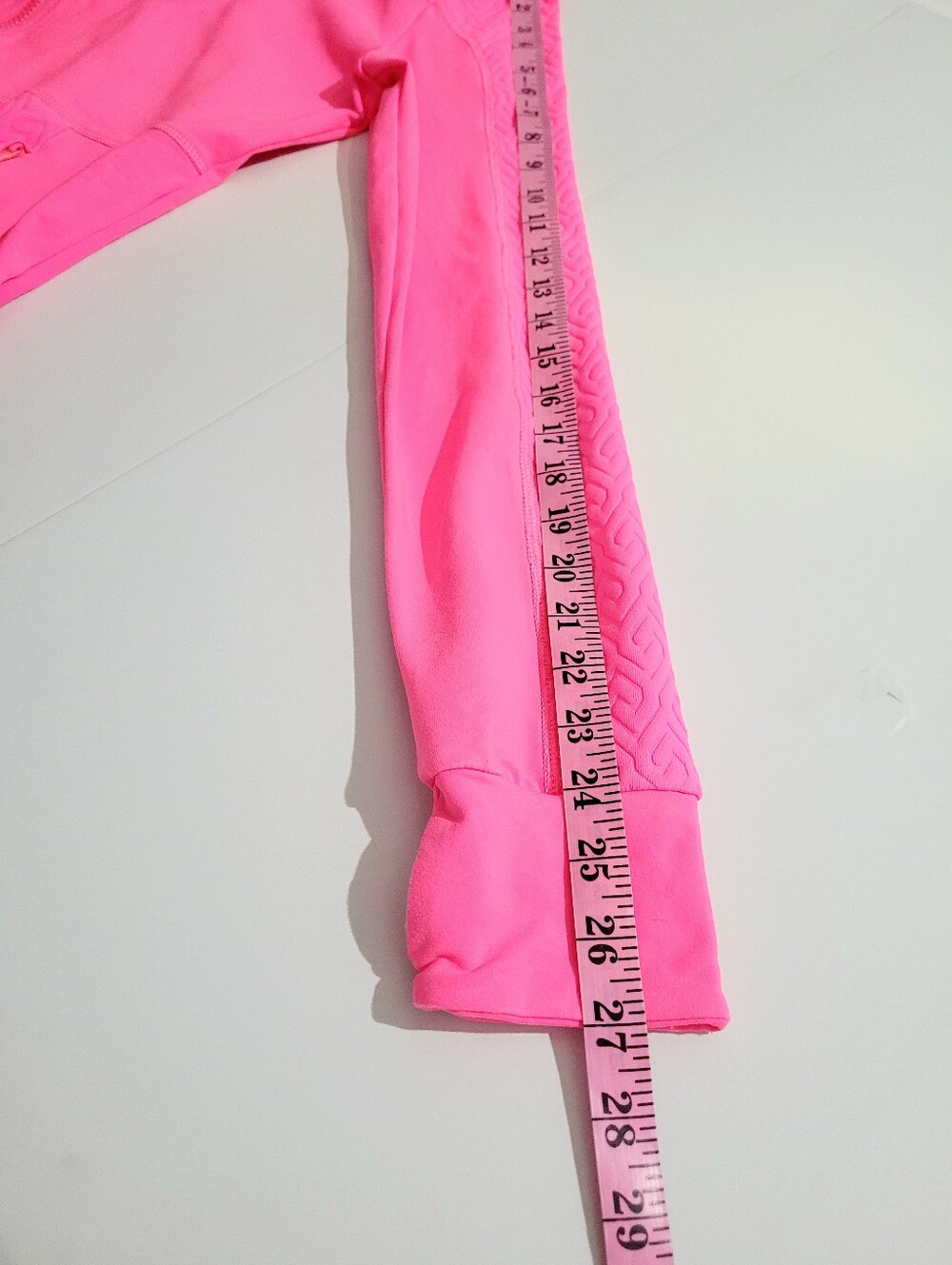 Trina Turk Recreation Activewear Set Jacket & Crop Leggings Pink Black Women L - Picture 8 of 16